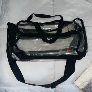 Clear morphe make up bag